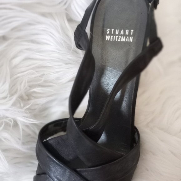 REDUCED! Stylish Stuart Weitzman natural Leather Shoes - Picture 3 of 4